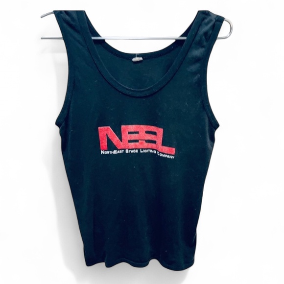Vintage 80s Black Tank Top - Picture 1 of 4